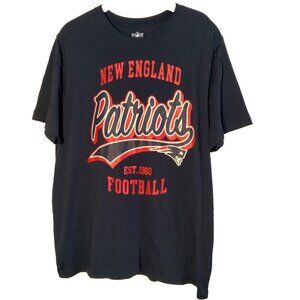 New England Patriots NFL Team Apparel T Shirt XXL Blue Football Team Sport READ